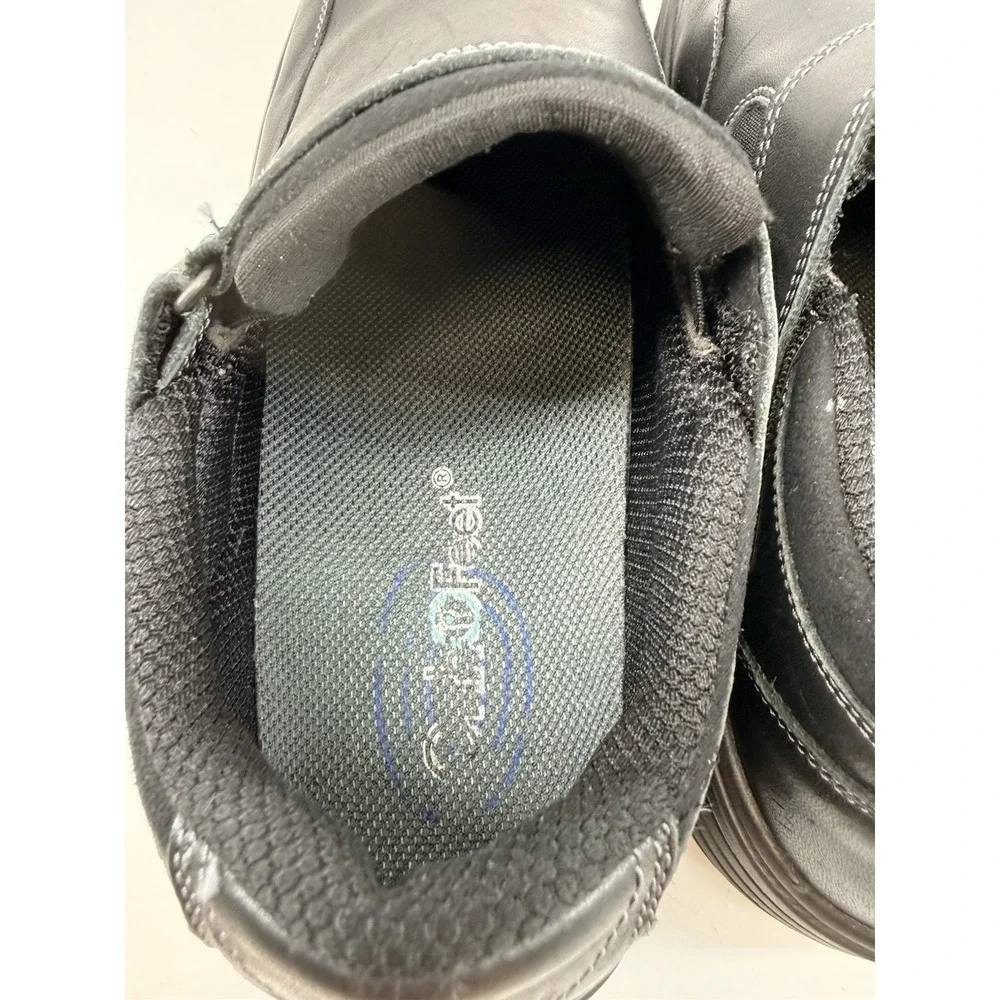Ortho Feet 511Shoes Men 11EE  Black Leather Comfort  Walking Orthopedic Diabetic